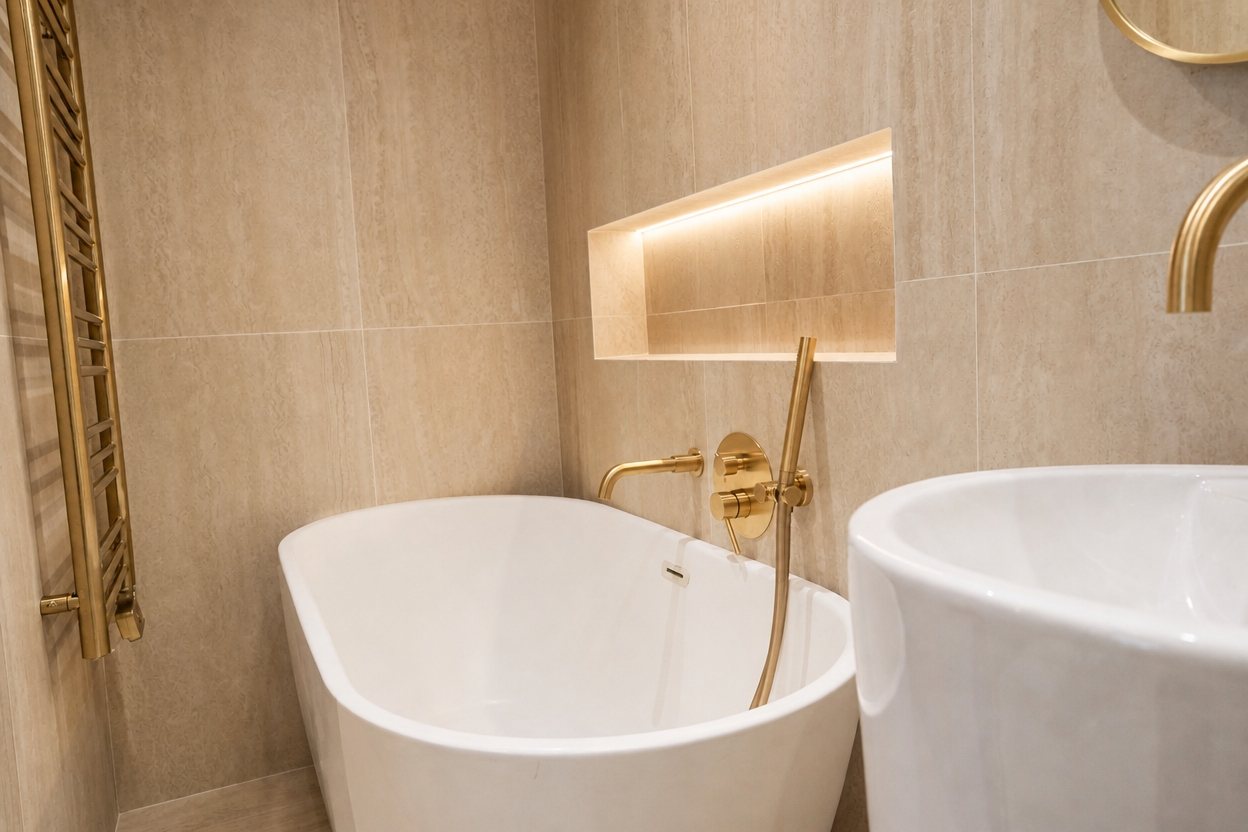 La salle de bain de la suite